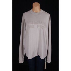 Fear Of God Essentials Long Sleeve T-Shirt 14/16 Youth Unisex Gray Tee